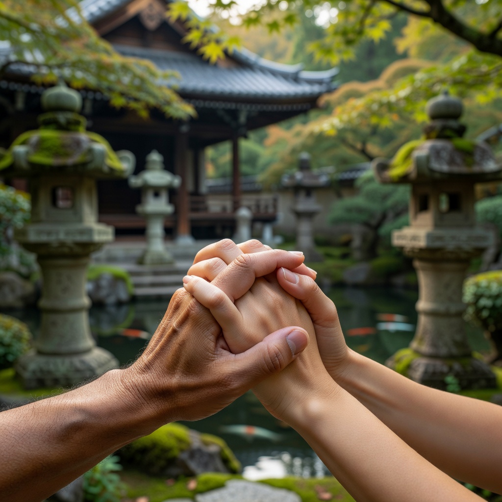パートナーストレッチ手神社